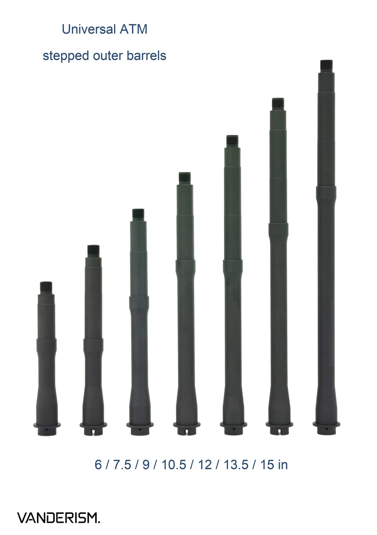 DD BCM GEISSELE Stepped Outer Barrels for ATM (Pre-Order 50 Hari)