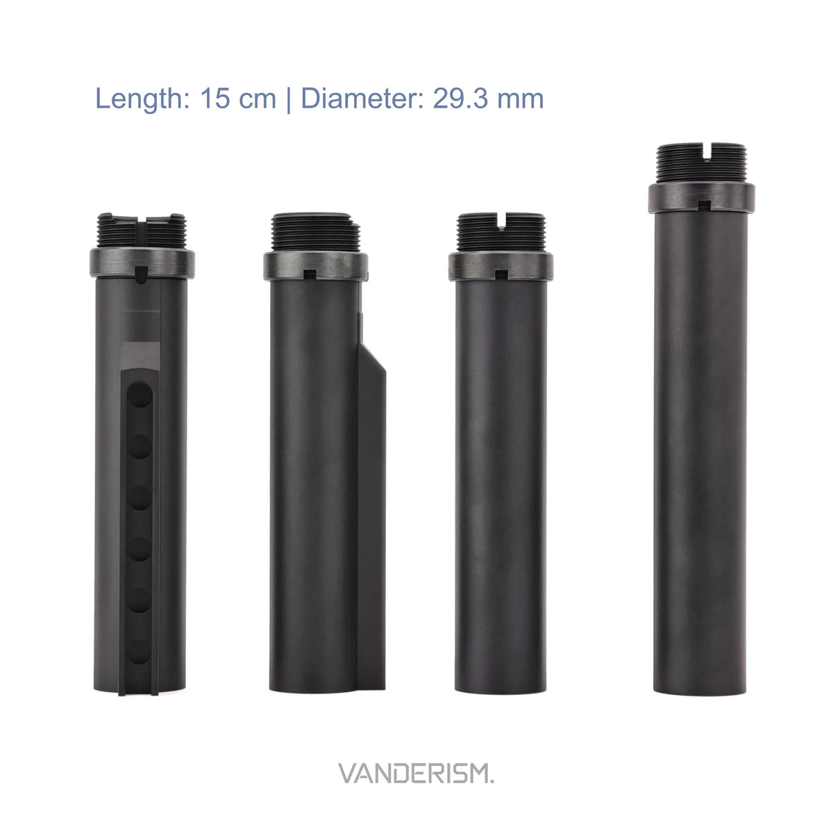 Quick Release Short Metal Buffer Tube (Pre-Order 50 Hari)