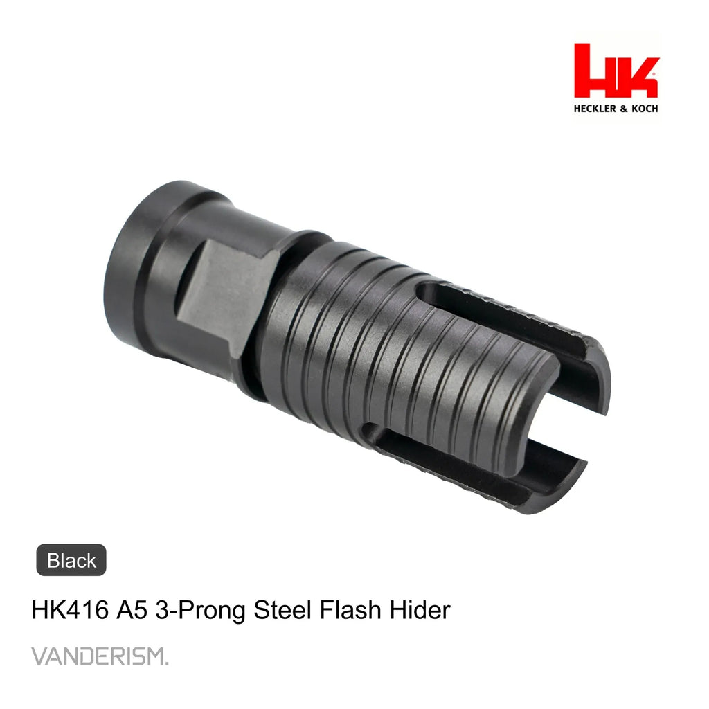 HK416 A5 Three Prong Steel Flash Hider (Pre-Order 50 Hari)