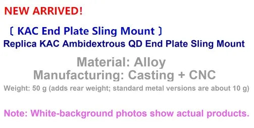 KAC Ambidextrous QD End Plate Sling Mount (Pre-Order 50 Hari)