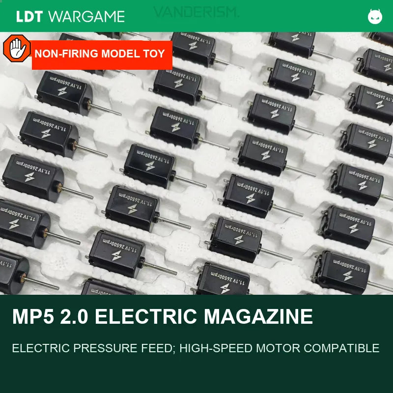 MP5 2.0 Electric Pressure-Feed Gel Ball Magazine (Pre-Order 50 Hari)