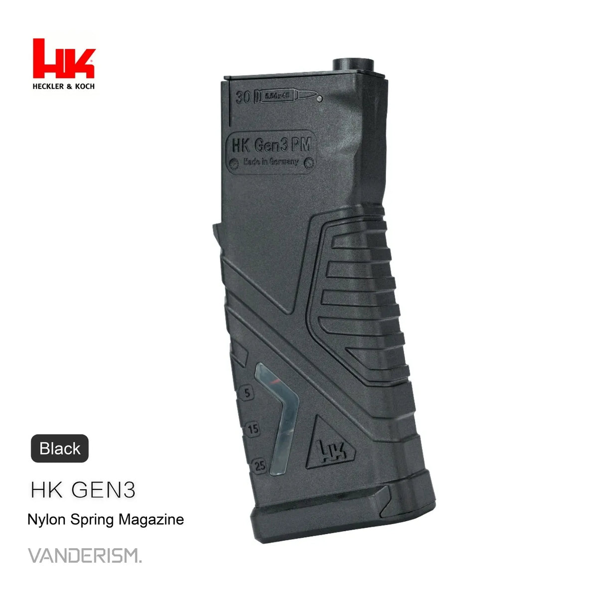 HK416 GEN3 Gen 2 Nylon Pressure Magazine (Pre-Order 50 Hari)