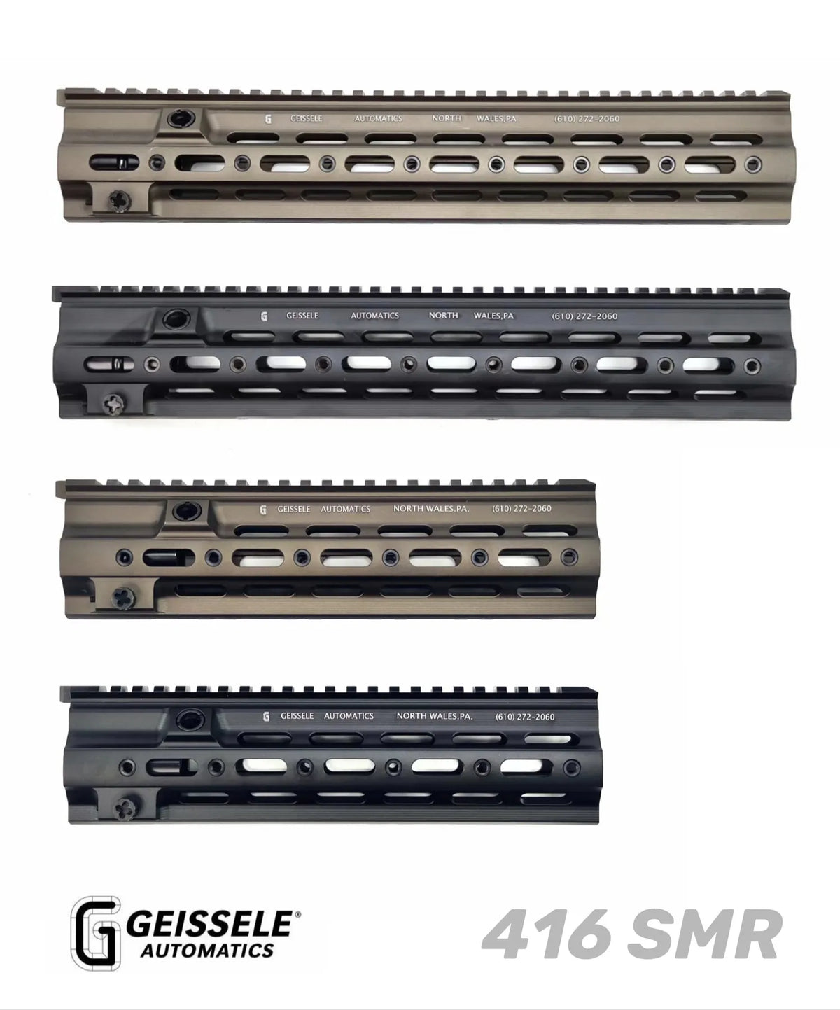 GEISSELE HK416 SMR Metal Handguards | Gel Blaster WGG WGB Airsoft (Pre-Order 50 Hari)