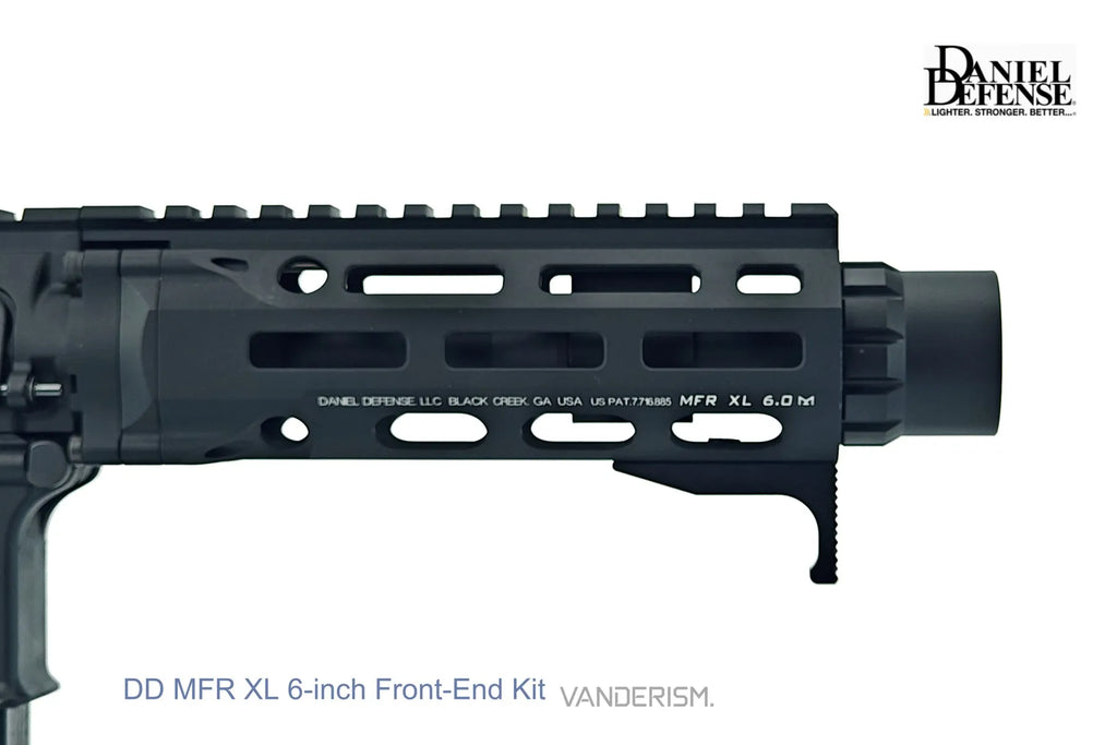 DD MFR XL DDM4 6 Inch Metal Front End Kit | Gel Blaster WGG WGB (Pre-Order 50 Hari)
