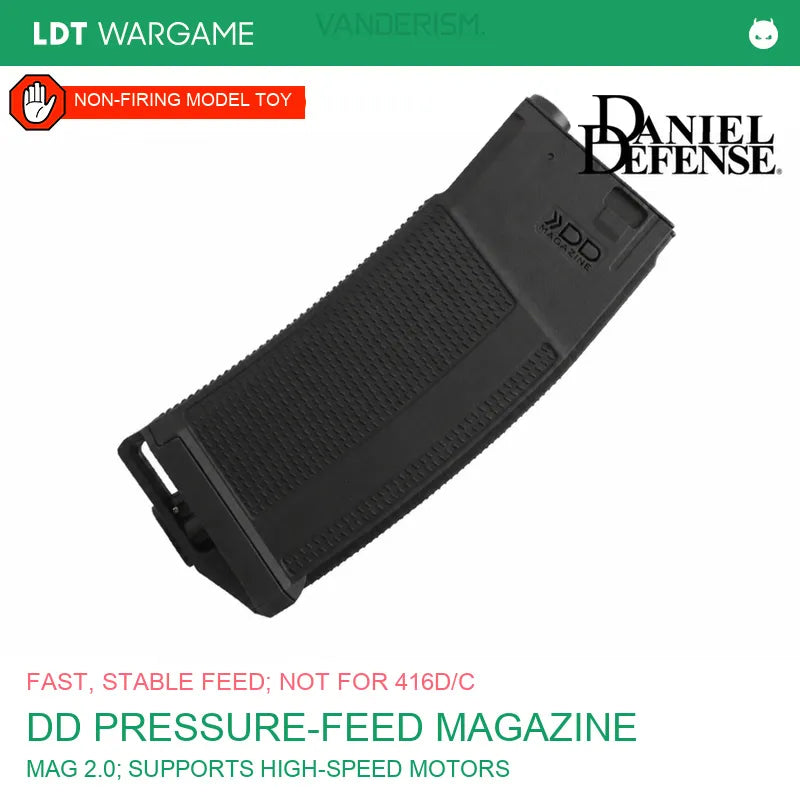 DD Gen 2.0 Electric Pressure-Feed Gel Ball Magazine with Suling High-Speed Motor (Pre-Order 50 Hari)