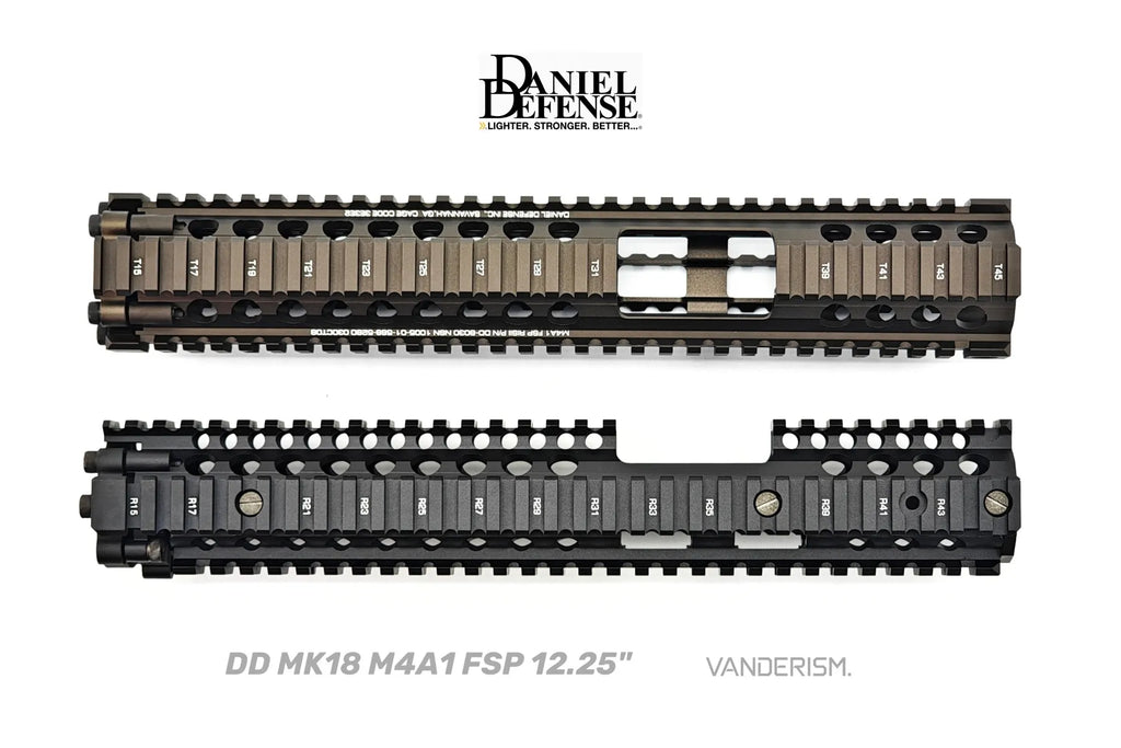 DD MK18 RIS3 FSP Metal Handguards | Gel Blaster WGG WGB Airsoft (Pre-Order 50 Hari)