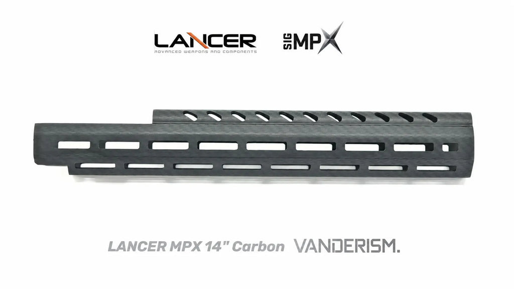 SIG MPX Carbon Fiber and Metal Handguards (Pre-Order 50 Hari)