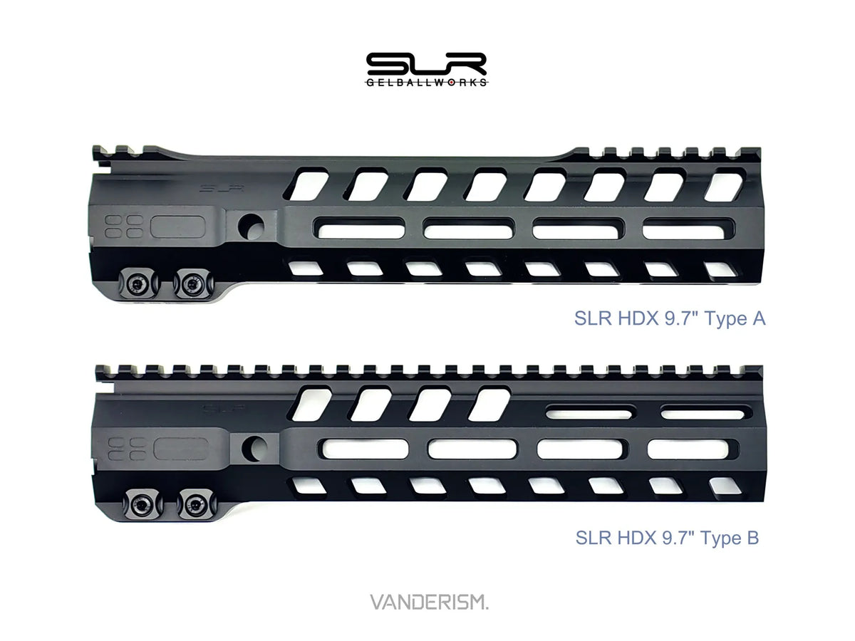 SLR HDX 9.7 Inch Metal Handguard | Gel Blaster WGG WGB Airsoft (Pre-Order 50 Hari)