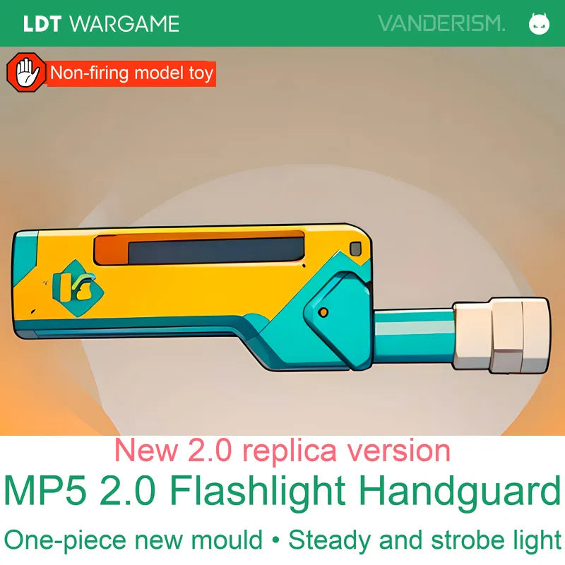 LDT MP5 2.0 Hong Kong Police-Style Replica Flashlight Handguard (Pre-Order 50 Hari)