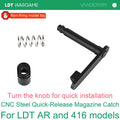 LDT CNC Steel Quick-Release Magazine Catch for AR / 416 Toy Models (Pre-Order 50 Hari)