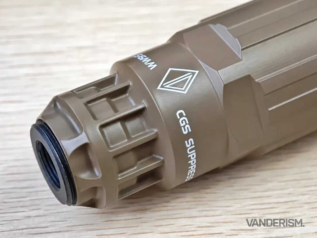 CGS SCI Six Steel Flash Hider and Mock Suppressor Set | Gel Blaster WGG WGB Airsoft (Pre-Order 50 Hari)