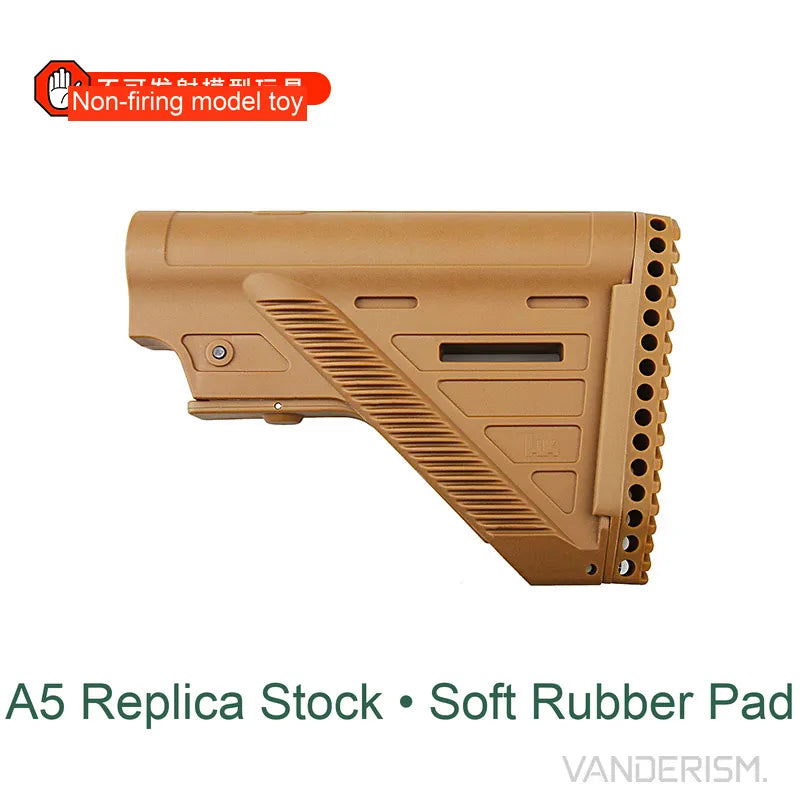 LDT HK416A5 Replica Stock with Soft Rubber Butt Pad (Pre-Order 50 Hari)
