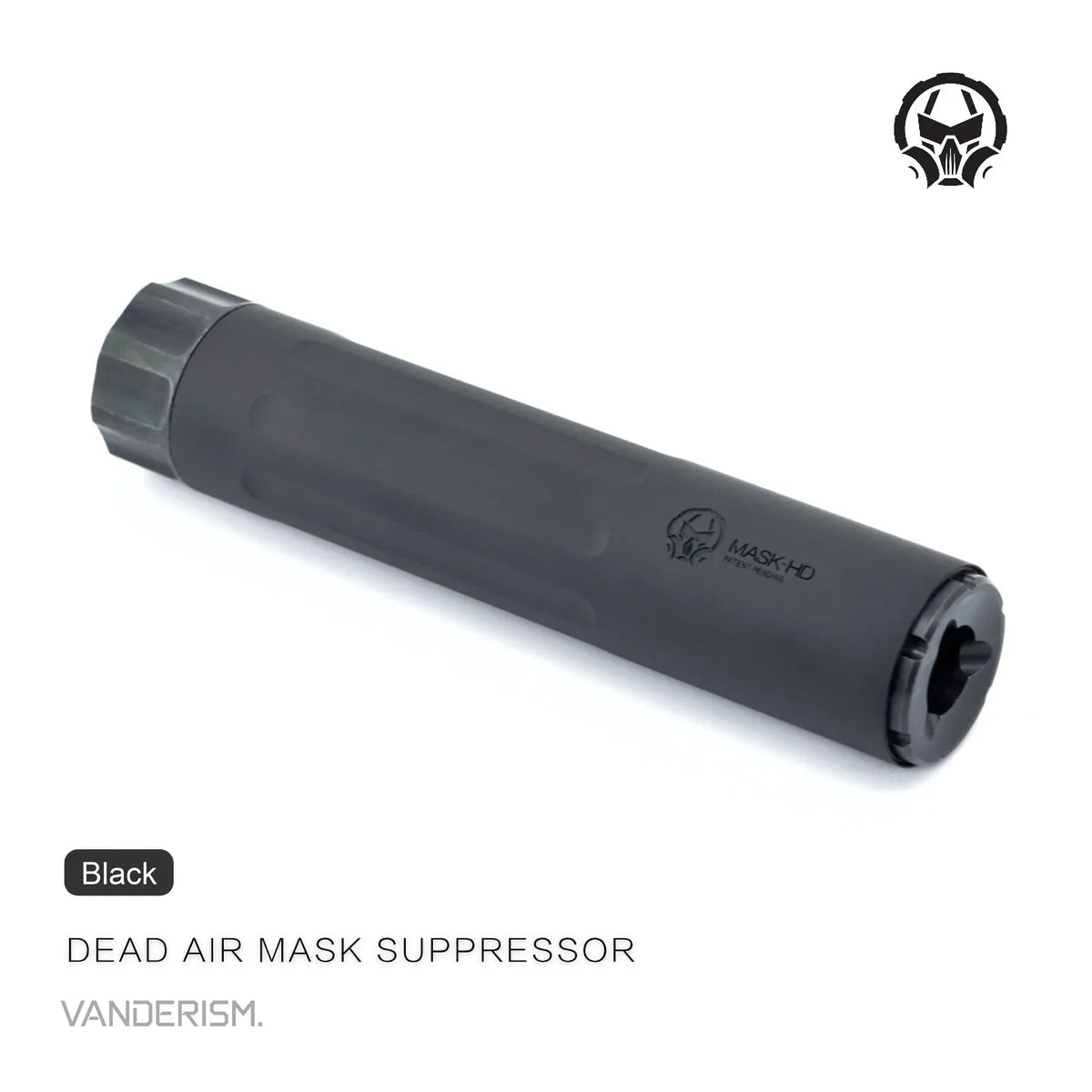 DEAD AIR MASK Steel Mock Suppressor | Gel Blaster WGG WGB Airsoft (Pre-Order 50 Hari)