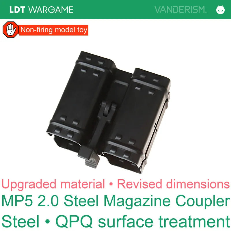 LDT MP5 2.0 Steel Magazine Coupler, Updated Version (Pre-Order 50 Hari)