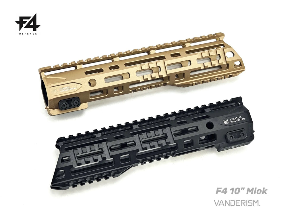 F4 10 Inch Metal Handguard | Gel Blaster WGG WGB Airsoft (Pre-Order 50 Hari)