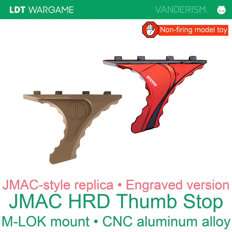 LDT JMAC HRD Replica Thumb Stop for Foam-Dart / Gel-Blaster Toys (Pre-Order 50 Hari)