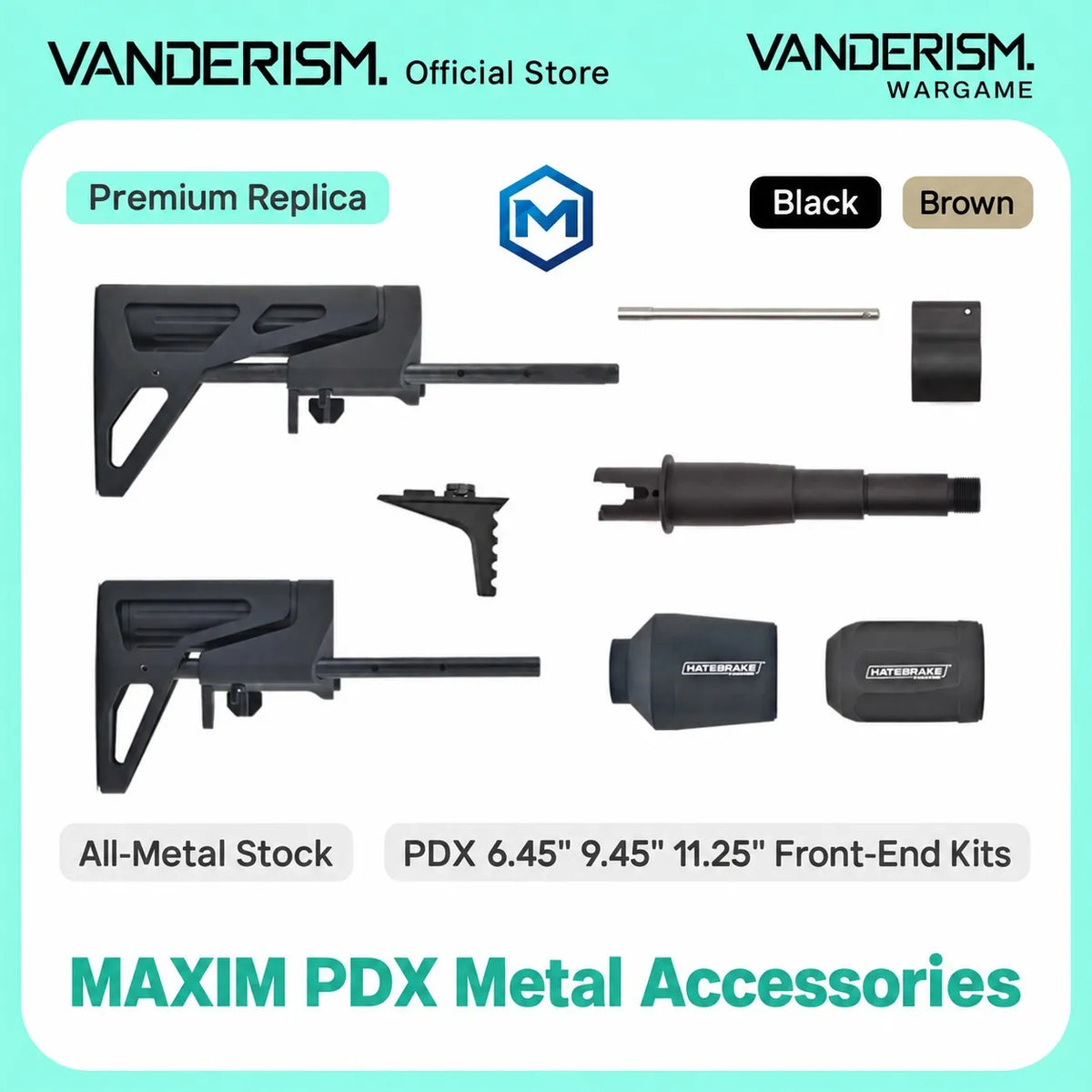 PDX Metal Front End and Accessory Collection (Pre-Order 50 Hari)