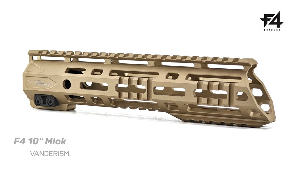 F4 10 Inch Metal Handguard | Gel Blaster WGG WGB Airsoft (Pre-Order 50 Hari)