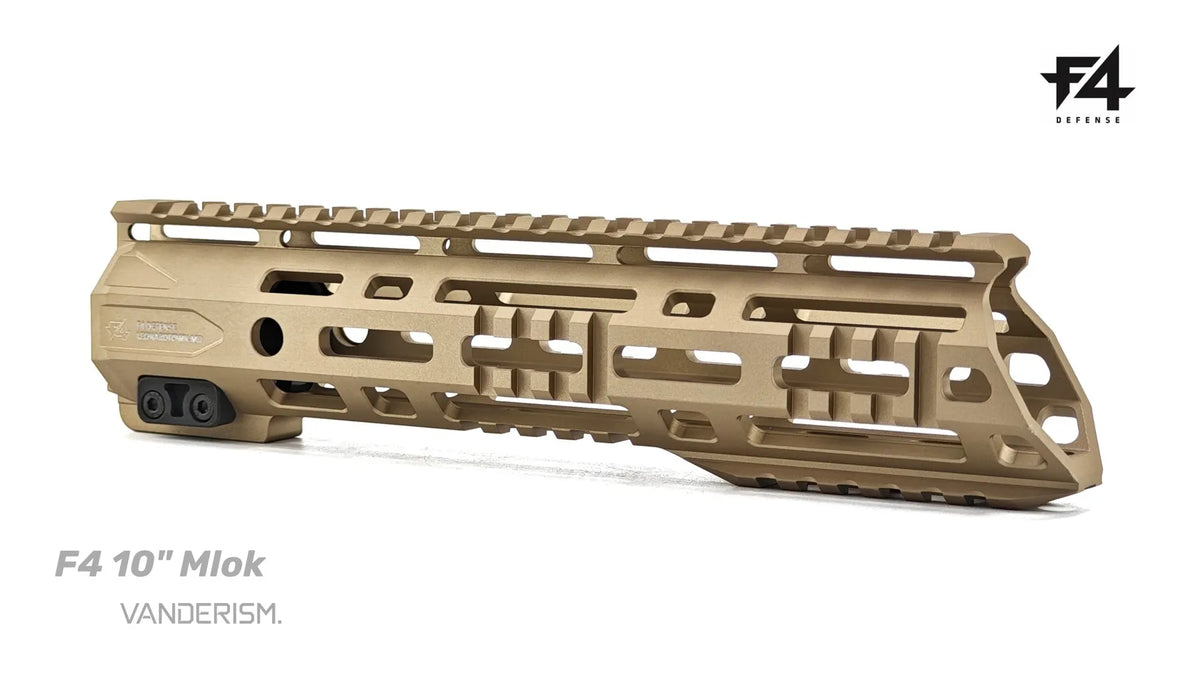 F4 10 Inch Metal Handguard | Gel Blaster WGG WGB Airsoft (Pre-Order 50 Hari)