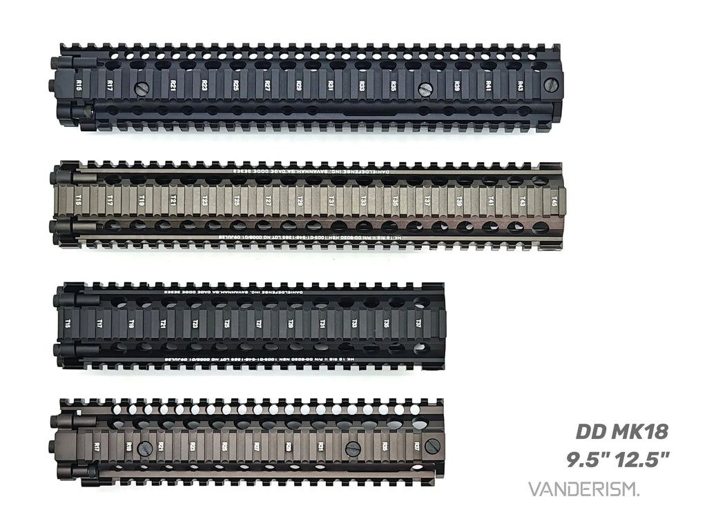 DD MK18 Metal Handguards | Gel Blaster WGG WGB Airsoft (Pre-Order 50 Hari)