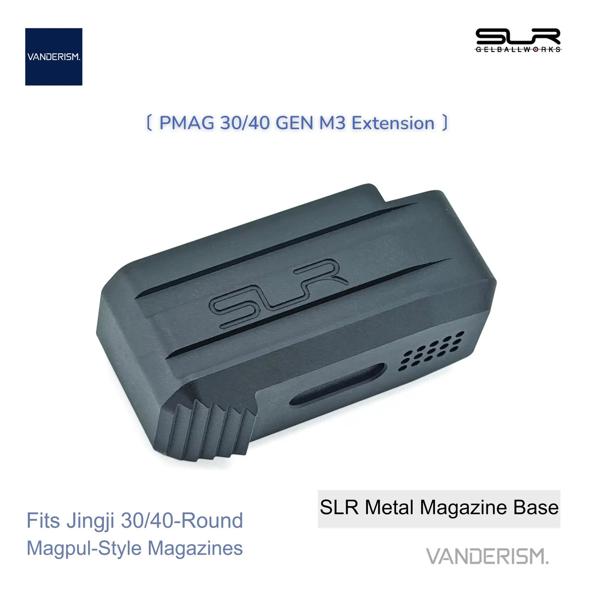 SLR Metal Magazine Baseplates | Gel Blaster WGG WGB (Pre-Order 50 Hari)
