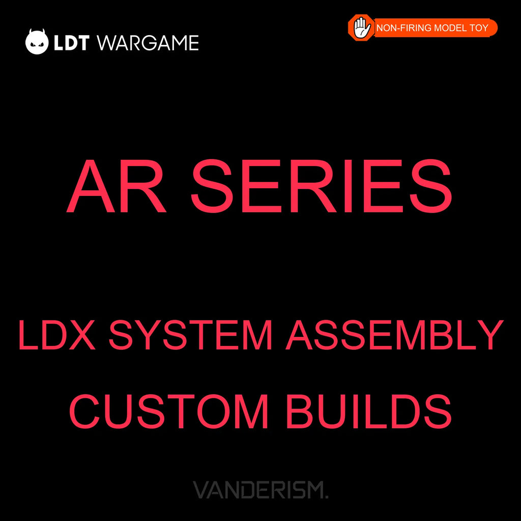 LDX AR Assembled Gel Blaster, Gen 2 Gearbox, Pressure-Fed Magazine; From 3922 (Pre-Order 50 Hari)