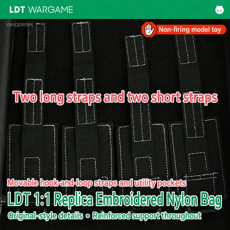2023 HK 1:1 Replica Firm-Feel Nylon Carry Bag for AR / 416 Toy Models, 78 x 30cm Interior (Pre-Order 50 Hari)