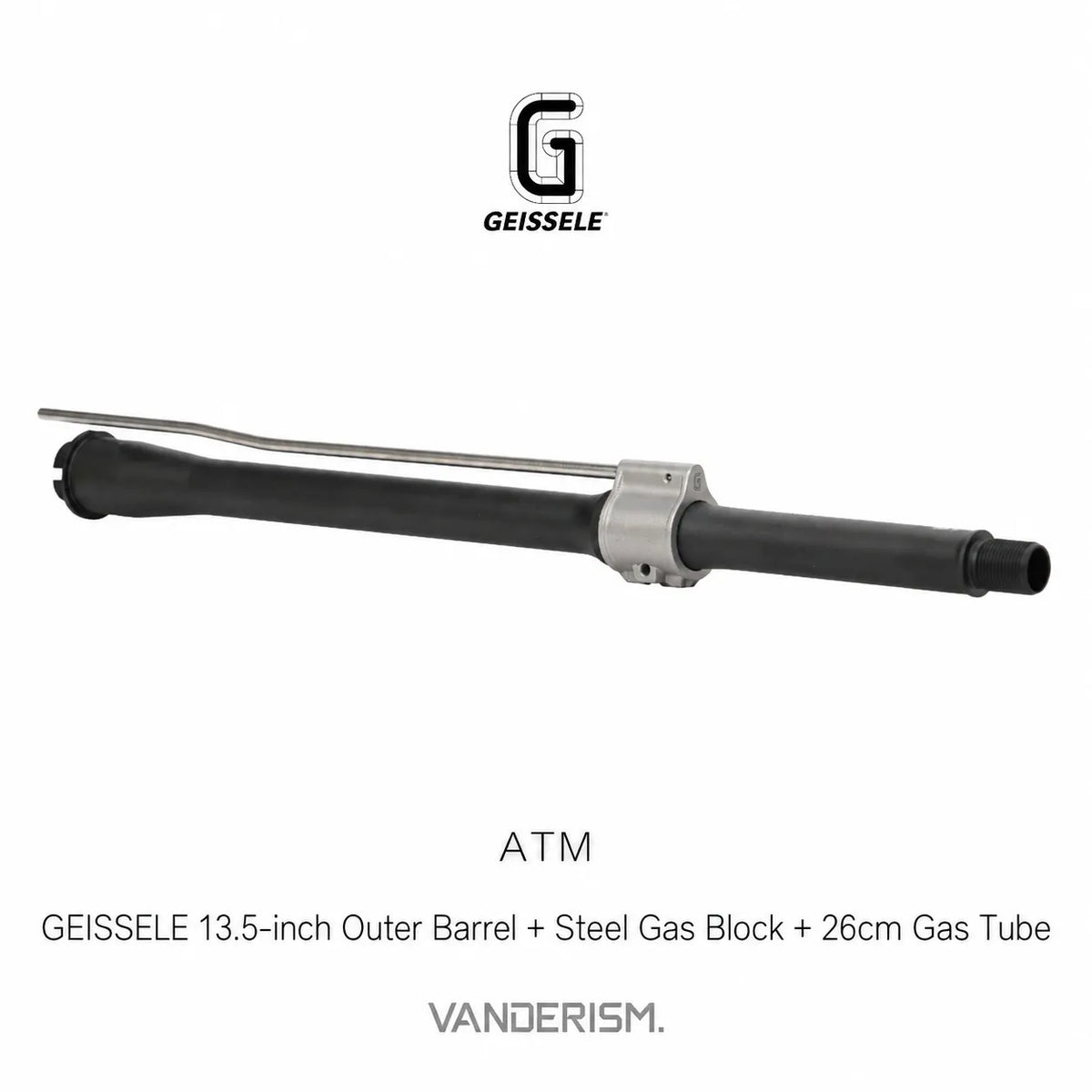 GEISSELE One Piece Outer Barrels for ATM | Gel Blaster WGG WGB (Pre-Order 50 Hari)