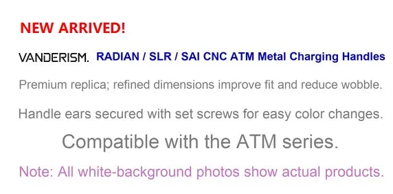 RADIAN SLR SAI Charging Handles for ATM | Gel Blaster WGG WGB (Pre-Order 50 Hari)