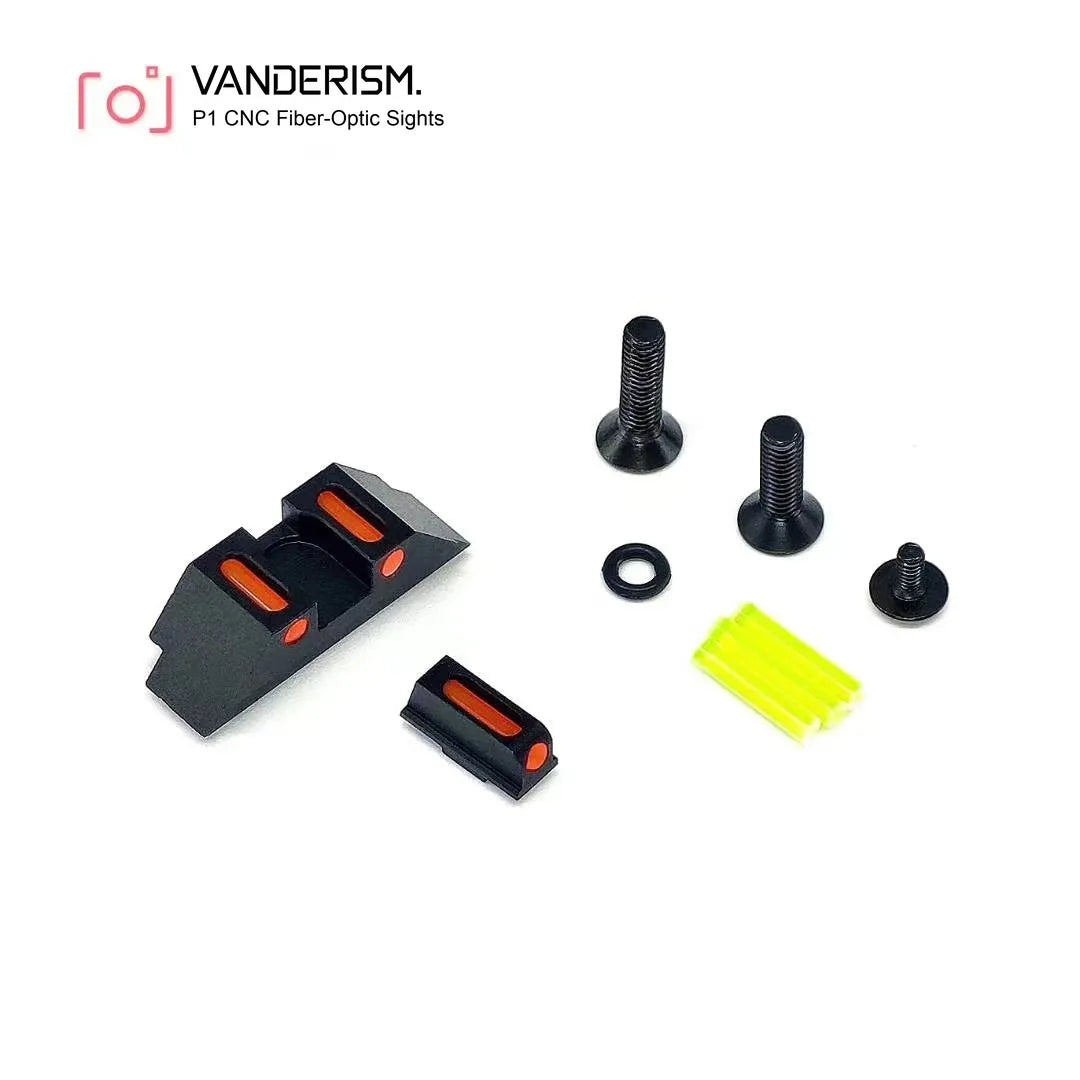 Kublai Glock P1 Fiber Optic Metal Sights (Pre-Order 50 Hari)