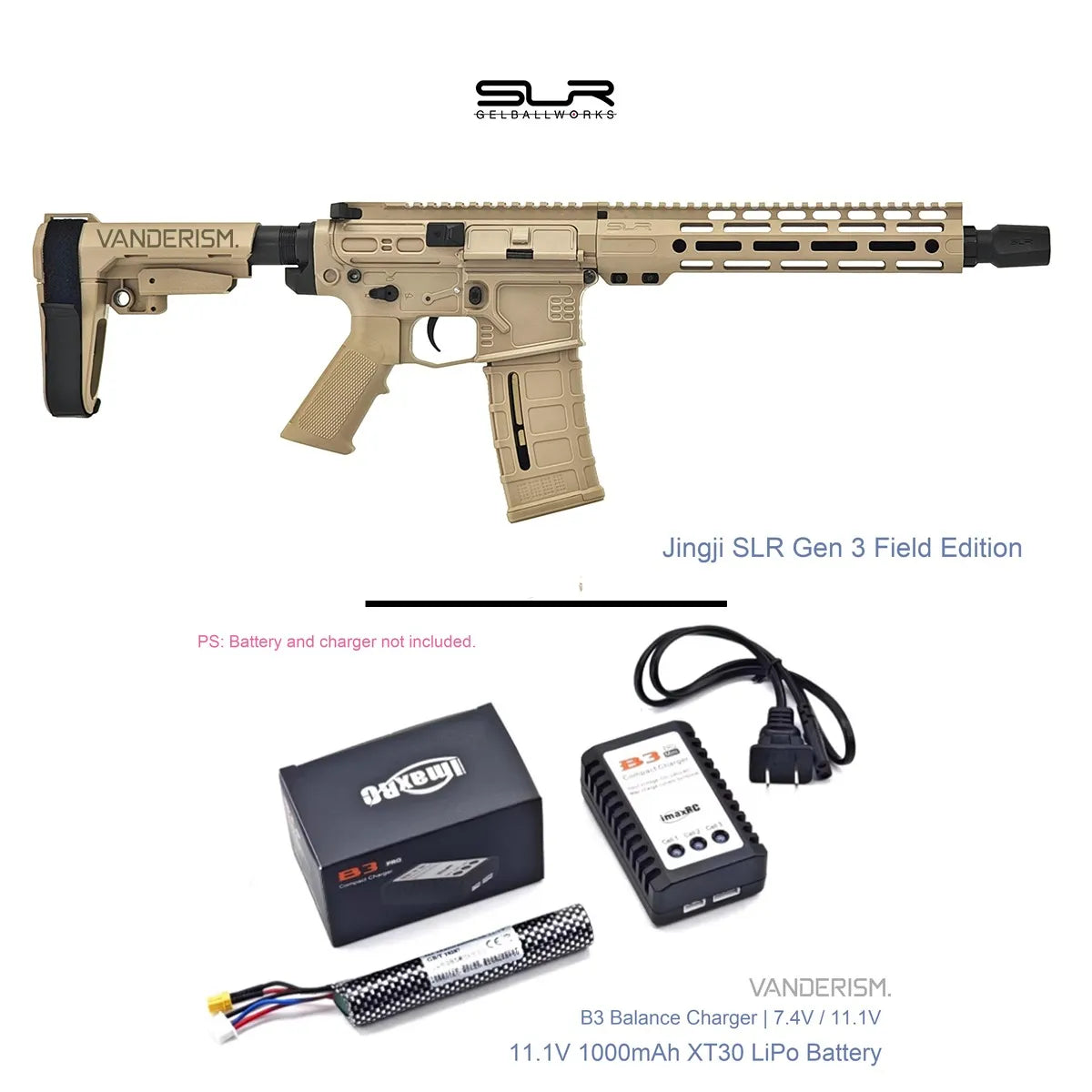 Jingji SLR Gen 3 Field Edition Gel Blaster (Pre-Order 50 Hari)