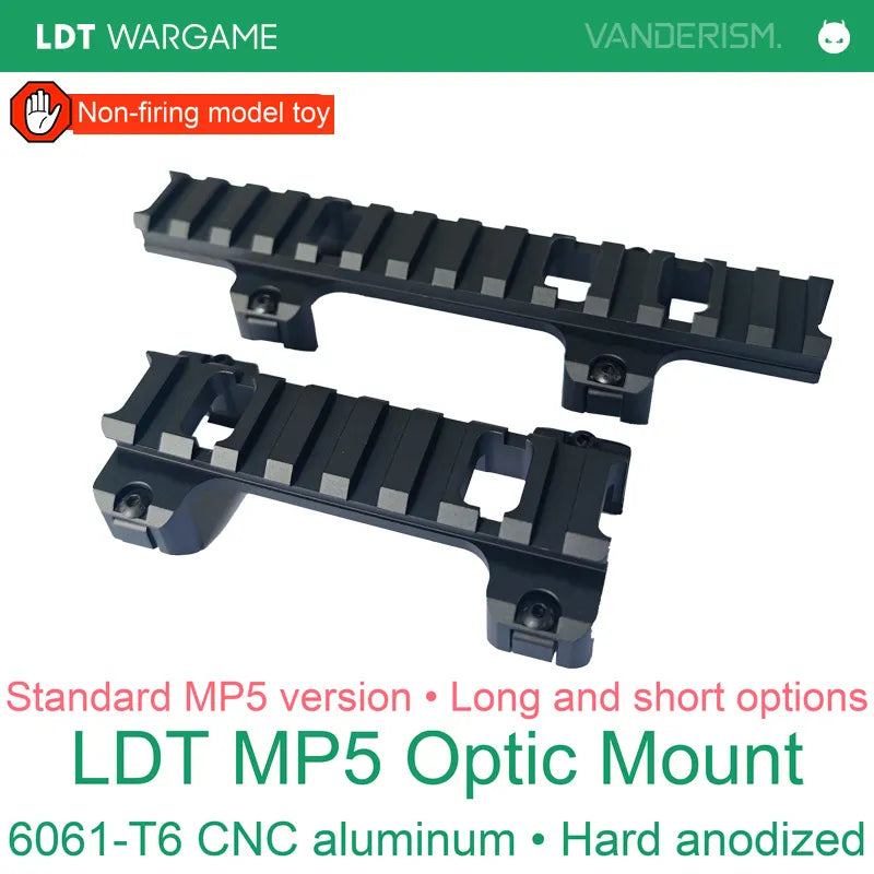 LDT MP5 2.0 Standard CNC Optic Mount for MP5 / MP5K (Pre-Order 50 Hari)
