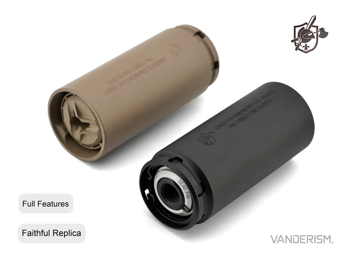 KAC QDC MCQ PRT Flash Hider and QD Mock Suppressor Set | Gel Blaster WGG WGB Airsoft (Pre-Order 50 Hari)