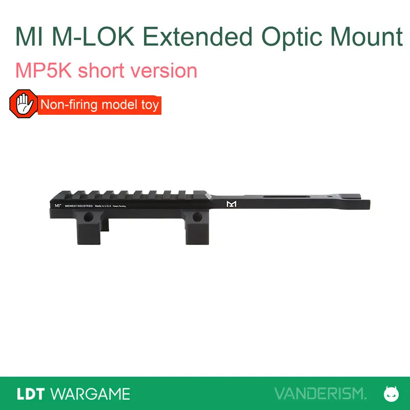 LDT MP5 / MP5K MI Metal MLOK Optic Mount (Pre-Order 50 Hari)