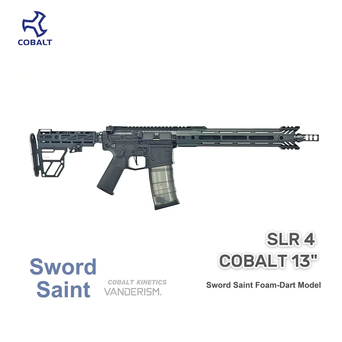 Cobalt Kinetics SLR Gen 4 Custom Gel Blaster (Pre-Order 50 Hari)