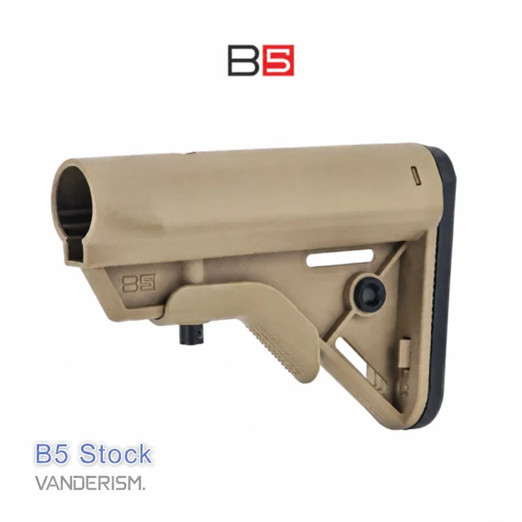 B5 BRAVO Nylon Stock | Gel Blaster WGG WGB Airsoft (Pre-Order 50 Hari)