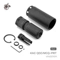 KAC QDC MCQ PRT Flash Hider and QD Mock Suppressor Set | Gel Blaster WGG WGB Airsoft (Pre-Order 50 Hari)
