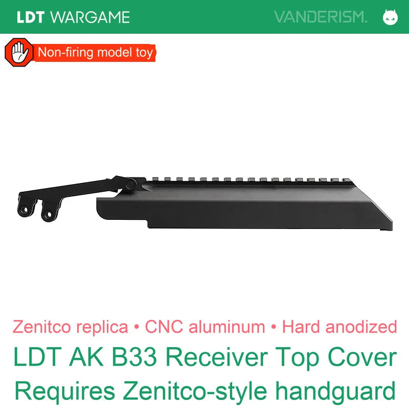 AK Zenitco B33 CNC Toy Model Receiver Top / Dust Cover (Pre-Order 50 Hari)