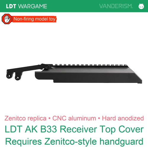 AK Zenitco B33 CNC Toy Model Receiver Top / Dust Cover (Pre-Order 50 Hari)