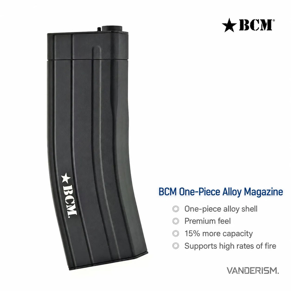 BCM Extended One Piece Alloy Magazines (Pre-Order 50 Hari)