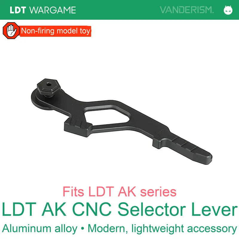 LDT AK105 / AK74 Lightweight CNC Aluminum Selector for Toy Models (Pre-Order 50 Hari)