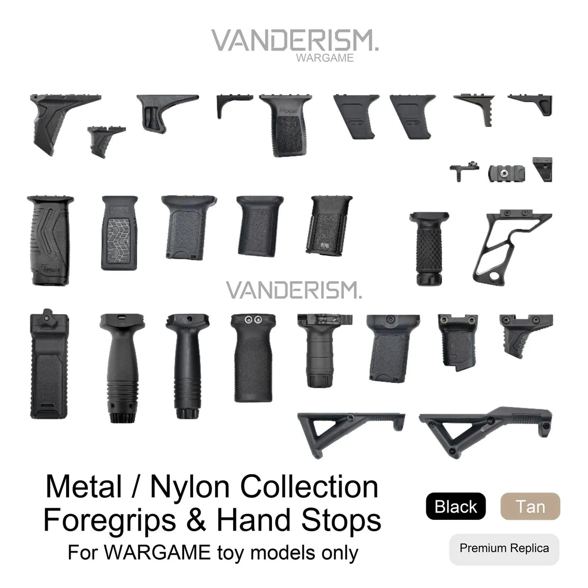 Foregrip and Handstop Collection (Pre-Order 50 Hari)