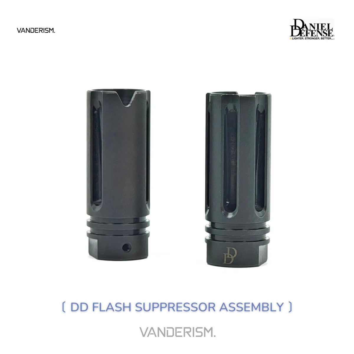 DD Steel Flash Hider | Gel Blaster WGG WGB Airsoft (Pre-Order 50 Hari)
