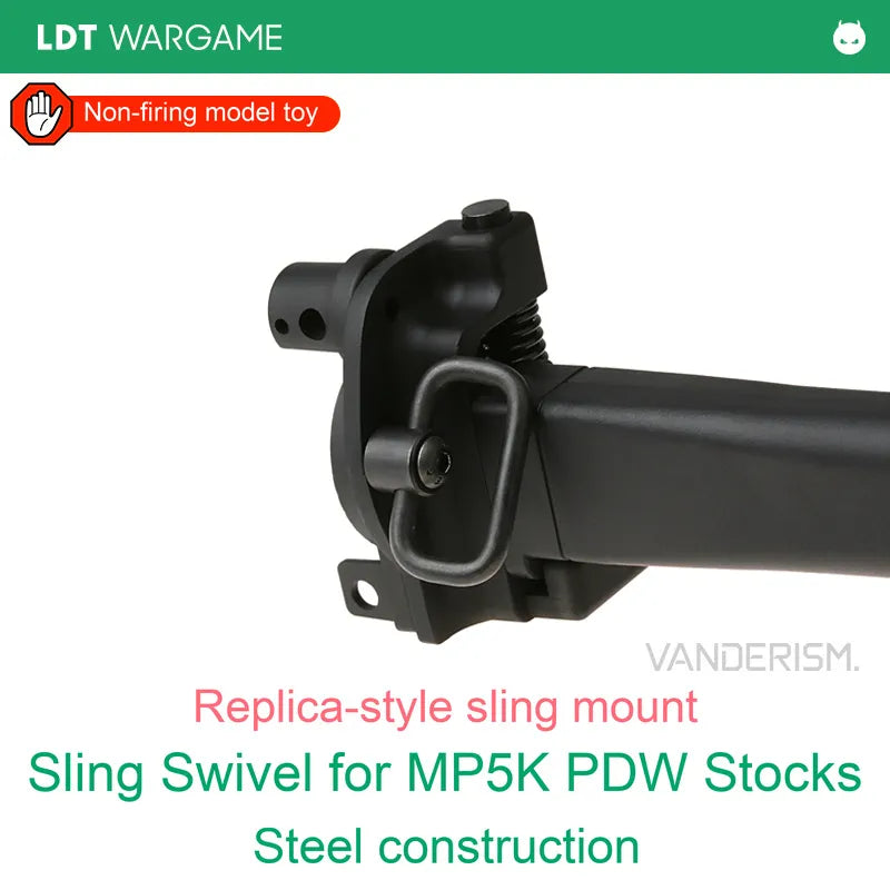 MP5K PDW Replica Steel Stock Sling Loop (Pre-Order 50 Hari)