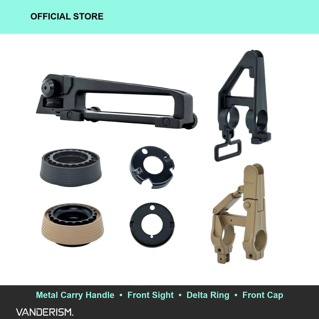 AR M4 Carry Handle Front Sight and Delta Ring (Pre-Order 50 Hari)