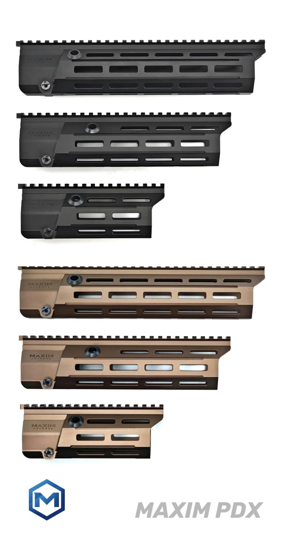MAXIM DEFENSE PDX Metal Handguards | Gel Blaster WGG WGB Airsoft (Pre-Order 50 Hari)