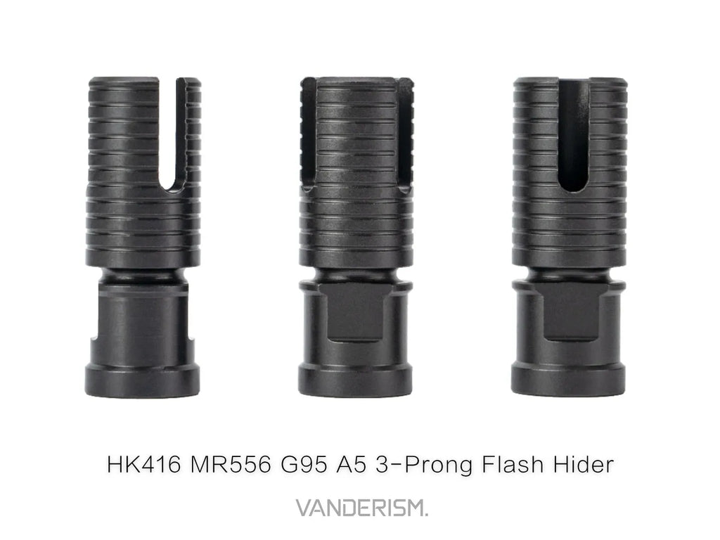 HK416 A5 Three Prong Steel Flash Hider (Pre-Order 50 Hari)