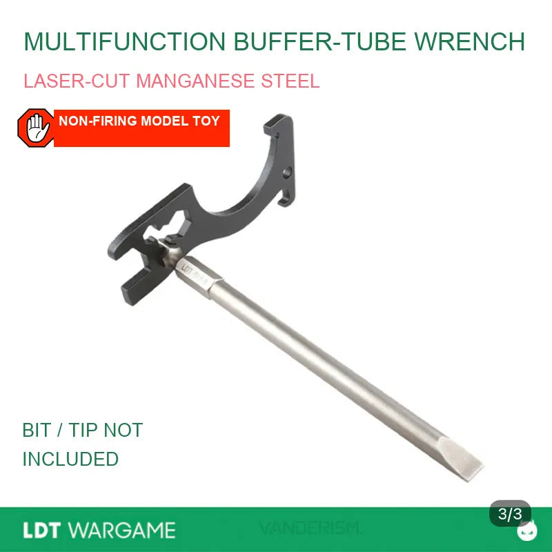LDT Multifunction Buffer-Tube/Handguard-Ring Wrench and Bottle Opener (Pre-Order 50 Hari)