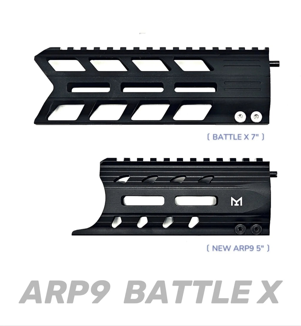 ARP9 and BATTLE X Metal Handguards | Gel Blaster WGG WGB Airsoft (Pre-Order 50 Hari)