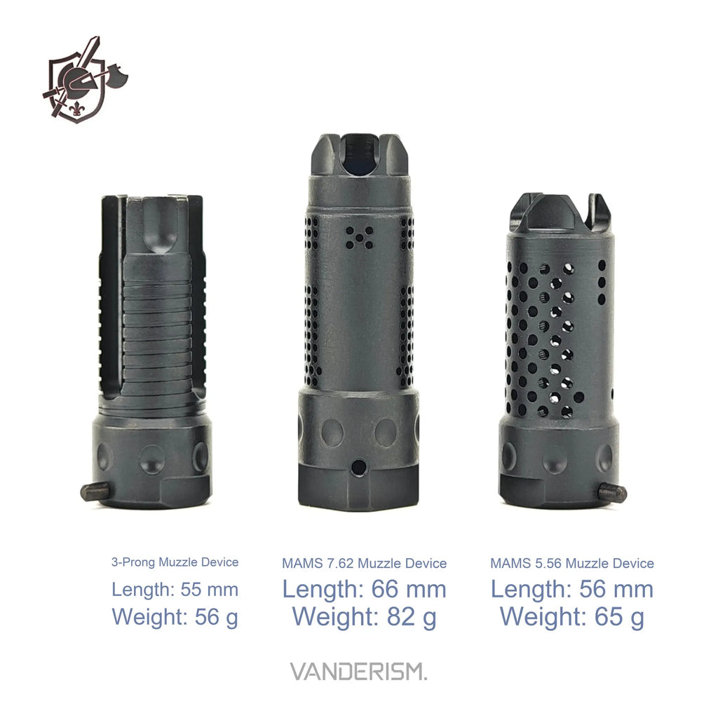KAC SR16 KS1 Steel Flash Hiders | Gel Blaster WGG WGB Airsoft (Pre-Order 50 Hari)
